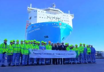 直通马士基最新全球最大甲醇双燃料集装箱船：对话森海海员杨新亚大副